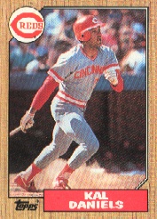 1987 Topps Baseball Cards      466     Kal Daniels
